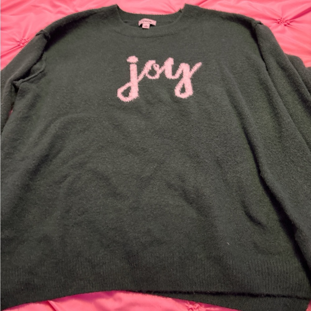 CeCe Dark Green 'Joy' Sweater